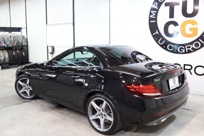 メルセデスベンツ SLCクラス SLC180ｽﾎﾟｰﾂ ﾚｰﾀﾞｰｾｰﾌﾃｨPKG　ｷｰﾚｽｺﾞｰ 黒本革 ﾊﾞﾘｵR HDDﾅﾋﾞTV&ｷｬﾝｾﾗｰ ｽﾏﾎ連携 ﾊﾞｯｸｶﾒﾗ PTS LEDﾗｲﾄ AMGｴｱﾛ&18AW ﾊﾟﾅﾒﾘｶｰﾅｸﾞﾘﾙ ｴｱｶﾞｲﾄﾞ 9AT　2年保証