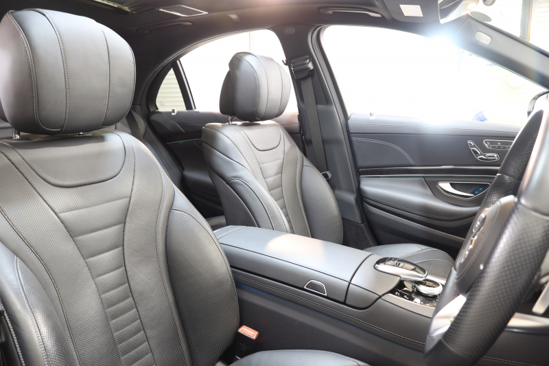 メルセデスベンツ Sクラス S450ｴｸｽｸﾙｰｼﾌﾞ ｽﾎﾟｰﾂﾘﾐﾃｯﾄﾞ AMGﾗｲﾝﾌﾟﾗｽ&ﾚｰﾀﾞｰｾｰﾌﾃｨPKG　ISG搭載 後期 特別仕様車 ｷｰﾚｽｺﾞｰ 黒本革 ﾍﾞﾝﾁﾚｰﾀｰ ﾊﾟﾉﾗﾏSR ﾍｯﾄﾞｱｯﾌﾟD HDDﾅﾋﾞTV ｽﾏﾎ連携 ﾌﾞﾙﾒｽﾀｰ 360ｶﾒﾗ PTS LEDﾗｲﾄ ﾊﾝｽﾞﾌﾘｰA ｸﾛｰｼﾞﾝｸﾞS ｴｱｻｽ 9AT　2年保証