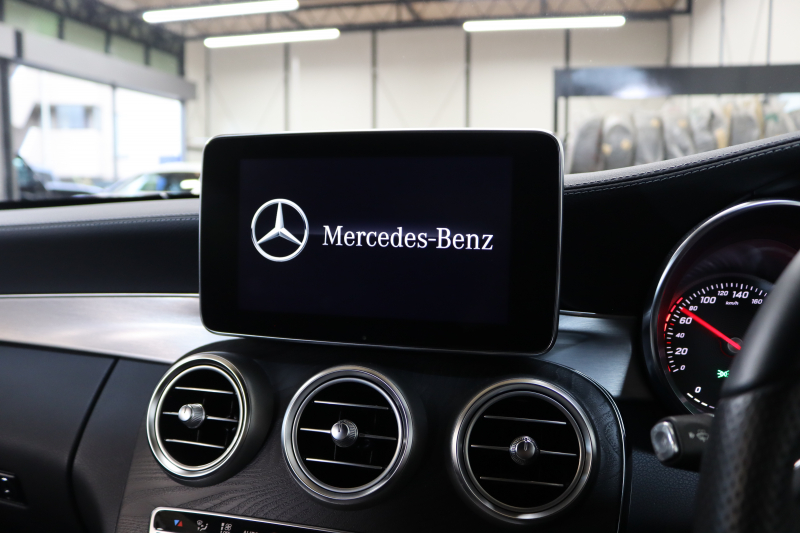 メルセデスベンツ Cクラス C180ｸｰﾍﾟ ｽﾎﾟｰﾂ ﾚｰﾀﾞｰｾｰﾌﾃｨPKG　ｷｰﾚｽｺﾞｰ 黒革 HDDﾅﾋﾞTV BT音楽 ﾊﾞｯｸｶﾒﾗ PTS LEDﾗｲﾄ AMGｴｱﾛ&18AW ﾀﾞｲﾅﾐｯｸS 9AT　2年保証