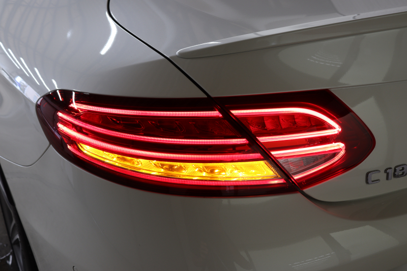 メルセデスベンツ Cクラス C180ｸｰﾍﾟ ｽﾎﾟｰﾂ ﾚｰﾀﾞｰｾｰﾌﾃｨPKG　ｷｰﾚｽｺﾞｰ 黒革 HDDﾅﾋﾞTV BT音楽 ﾊﾞｯｸｶﾒﾗ PTS LEDﾗｲﾄ AMGｴｱﾛ&18AW ﾀﾞｲﾅﾐｯｸS 9AT　2年保証