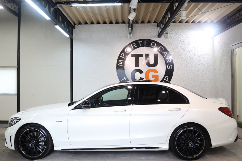 AMG Cクラス C43 4MATIC ﾚｰﾀﾞｰｾｰﾌﾃｨPKG　後期 MEｺﾈｸﾄ ｷｰﾚｽｺﾞｰ 赤本革 ﾊﾟﾉﾗﾏSR ﾍｯﾄﾞｱｯﾌﾟD HDDﾅﾋﾞTV ｽﾏﾎ連携 ﾌﾞﾙﾒｽﾀｰ ﾊﾞｯｸｶﾒﾗ PTS LEDﾗｲﾄ 自動ﾄﾗﾝｸ ﾊﾝｽﾞﾌﾘｰA AMG専用装備&ﾁｭｰﾆﾝｸﾞﾀﾞｲﾅﾐｯｸS 9AT　2年保証