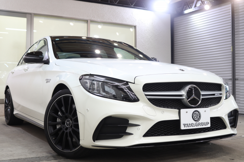 AMG Cクラス C43 4MATIC ﾚｰﾀﾞｰｾｰﾌﾃｨPKG　後期 MEｺﾈｸﾄ ｷｰﾚｽｺﾞｰ 赤本革 ﾊﾟﾉﾗﾏSR ﾍｯﾄﾞｱｯﾌﾟD HDDﾅﾋﾞTV ｽﾏﾎ連携 ﾌﾞﾙﾒｽﾀｰ ﾊﾞｯｸｶﾒﾗ PTS LEDﾗｲﾄ 自動ﾄﾗﾝｸ ﾊﾝｽﾞﾌﾘｰA AMG専用装備&ﾁｭｰﾆﾝｸﾞﾀﾞｲﾅﾐｯｸS 9AT　2年保証