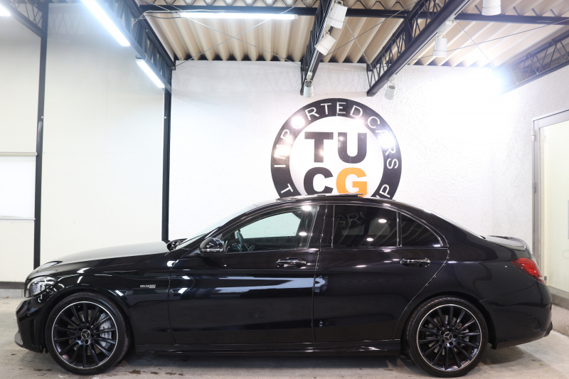 AMG Cクラス C43 4MATIC ﾚｰﾀﾞｰｾｰﾌﾃｨPKG　後期 ｷｰﾚｽｺﾞｰ 黒本革 ﾊﾟﾉﾗﾏSR ﾍｯﾄﾞｱｯﾌﾟD HDDﾅﾋﾞTV ｽﾏﾎ連携 ﾌﾞﾙﾒｽﾀｰ ﾊﾞｯｸｶﾒﾗ PTS LEDﾗｲﾄ 自動ﾄﾗﾝｸ ﾊﾝｽﾞﾌﾘｰA AMG専用装備&ﾁｭｰﾆﾝｸﾞﾀﾞｲﾅﾐｯｸS 9AT　2年保証