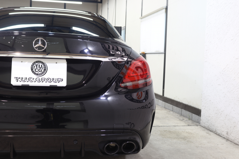 AMG Cクラス C43 4MATIC ﾚｰﾀﾞｰｾｰﾌﾃｨPKG　後期 ｷｰﾚｽｺﾞｰ 黒本革 ﾊﾟﾉﾗﾏSR ﾍｯﾄﾞｱｯﾌﾟD HDDﾅﾋﾞTV ｽﾏﾎ連携 ﾌﾞﾙﾒｽﾀｰ ﾊﾞｯｸｶﾒﾗ PTS LEDﾗｲﾄ 自動ﾄﾗﾝｸ ﾊﾝｽﾞﾌﾘｰA AMG専用装備&ﾁｭｰﾆﾝｸﾞﾀﾞｲﾅﾐｯｸS 9AT　2年保証