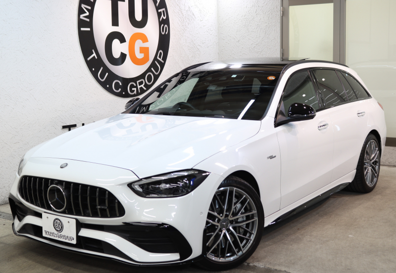 AMG Cクラス C43 4MATIC ｽﾃｰｼｮﾝﾜｺﾞﾝ ﾚｰﾀﾞｰｾｰﾌﾃｨPKG　BSG搭載 1ｵｰﾅｰ ｷｰﾚｽｺﾞｰ 黒本革 ﾍﾞﾝﾁﾚｰﾀｰ ﾊﾟﾉﾗﾏSR ﾍｯﾄﾞｱｯﾌﾟD MBUXﾅﾋﾞTV&ARﾅﾋﾞ ｽﾏﾎ連携 ﾌﾞﾙﾒｽﾀｰ 360ｶﾒﾗ PTS LEDﾗｲﾄ 自動ﾄﾗﾝｸ AMG専用装備&ﾁｭｰﾆﾝｸﾞﾀﾞｲﾅﾐｯｸS 9AT　2年保証