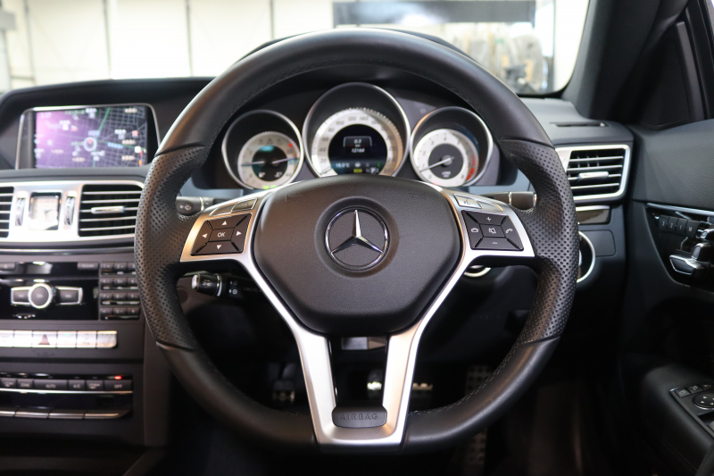 メルセデスベンツ Eクラス E250ｸｰﾍﾟ AMGｽﾎﾟｰﾂ&ﾚｰﾀﾞｰｾｰﾌﾃｨPKG　後期 1ｵｰﾅｰ ｷｰﾚｽｺﾞｰ 黒本革 HDDﾅﾋﾞTV BT音楽 ﾊﾞｯｸｶﾒﾗ PTS LEDﾗｲﾄ AMGｴｱﾛ&18AW 7AT　2年保証