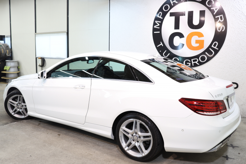 メルセデスベンツ Eクラス E250ｸｰﾍﾟ AMGｽﾎﾟｰﾂ&ﾚｰﾀﾞｰｾｰﾌﾃｨPKG　後期 1ｵｰﾅｰ ｷｰﾚｽｺﾞｰ 黒本革 HDDﾅﾋﾞTV BT音楽 ﾊﾞｯｸｶﾒﾗ PTS LEDﾗｲﾄ AMGｴｱﾛ&18AW 7AT　2年保証