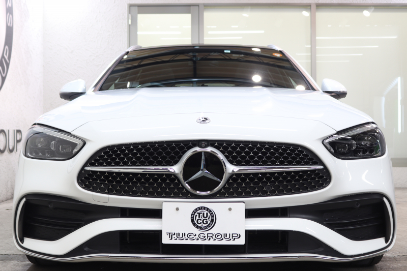 メルセデスベンツ Cクラス C220d ｽﾃｰｼｮﾝﾜｺﾞﾝ AVG AMGﾗｲﾝ ﾚｻﾞｰｴｸｽｸﾙｰｼﾌﾞ&ﾍﾞｰｼｯｸ&ﾚｰﾀﾞｰｾｰﾌﾃｨPKG　ISG搭載 1ｵｰﾅｰ ｷｰﾚｽｺﾞｰ 黒本革 ﾊﾟﾉﾗﾏSR ﾍｯﾄﾞｱｯﾌﾟD MBUXﾅﾋﾞTV&ARﾅﾋﾞ ｽﾏﾎ連携 360ｶﾒﾗ PTS LEDﾗｲﾄ 自動Rｹﾞｰﾄ AMGｴｱﾛ&18AW 9AT　新車保証継承可