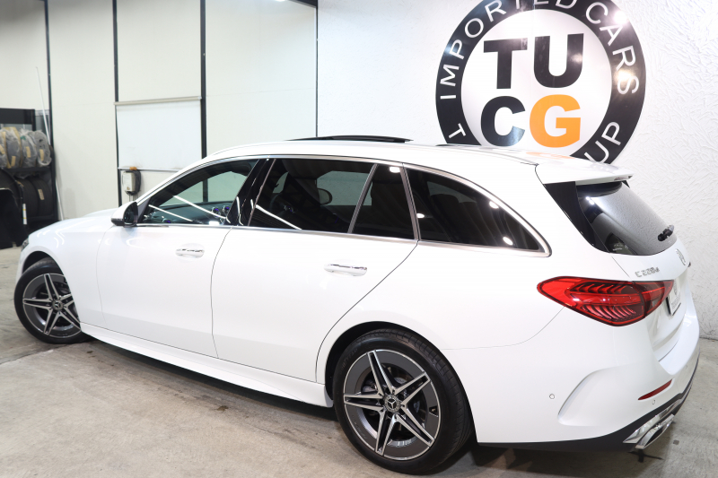 メルセデスベンツ Cクラス C220d ｽﾃｰｼｮﾝﾜｺﾞﾝ AVG AMGﾗｲﾝ ﾚｻﾞｰｴｸｽｸﾙｰｼﾌﾞ&ﾍﾞｰｼｯｸ&ﾚｰﾀﾞｰｾｰﾌﾃｨPKG　ISG搭載 1ｵｰﾅｰ ｷｰﾚｽｺﾞｰ 黒本革 ﾊﾟﾉﾗﾏSR ﾍｯﾄﾞｱｯﾌﾟD MBUXﾅﾋﾞTV&ARﾅﾋﾞ ｽﾏﾎ連携 360ｶﾒﾗ PTS LEDﾗｲﾄ 自動Rｹﾞｰﾄ AMGｴｱﾛ&18AW 9AT　新車保証継承可