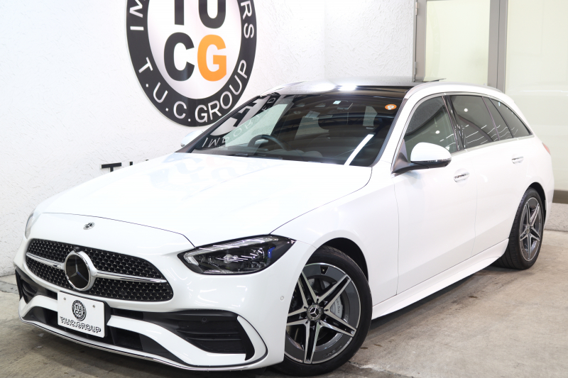 メルセデスベンツ Cクラス C220d ｽﾃｰｼｮﾝﾜｺﾞﾝ AVG AMGﾗｲﾝ ﾚｻﾞｰｴｸｽｸﾙｰｼﾌﾞ&ﾍﾞｰｼｯｸ&ﾚｰﾀﾞｰｾｰﾌﾃｨPKG　ISG搭載 1ｵｰﾅｰ ｷｰﾚｽｺﾞｰ 黒本革 ﾊﾟﾉﾗﾏSR ﾍｯﾄﾞｱｯﾌﾟD MBUXﾅﾋﾞTV&ARﾅﾋﾞ ｽﾏﾎ連携 360ｶﾒﾗ PTS LEDﾗｲﾄ 自動Rｹﾞｰﾄ AMGｴｱﾛ&18AW 9AT　新車保証継承可