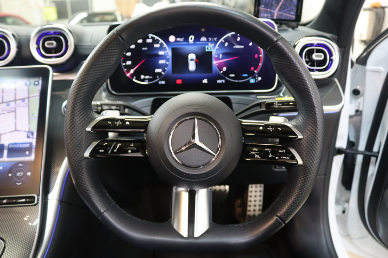 メルセデスベンツ Cクラス C220d ｽﾃｰｼｮﾝﾜｺﾞﾝ AVG AMGﾗｲﾝ ﾚｻﾞｰｴｸｽｸﾙｰｼﾌﾞ&ﾍﾞｰｼｯｸ&ﾚｰﾀﾞｰｾｰﾌﾃｨPKG　ISG搭載 1ｵｰﾅｰ ｷｰﾚｽｺﾞｰ 黒本革 ﾊﾟﾉﾗﾏSR ﾍｯﾄﾞｱｯﾌﾟD MBUXﾅﾋﾞTV&ARﾅﾋﾞ ｽﾏﾎ連携 360ｶﾒﾗ PTS LEDﾗｲﾄ 自動Rｹﾞｰﾄ AMGｴｱﾛ&18AW 9AT　新車保証継承可