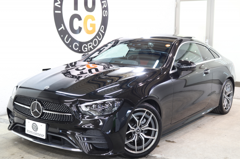 メルセデスベンツ Eクラス E200ｸｰﾍﾟ ｽﾎﾟｰﾂ ﾚｰﾀﾞｰｾｰﾌﾃｨPKG　後期 BSG搭載 1ｵｰﾅｰ MEｺﾈｸﾄ ｷｰﾚｽｺﾞｰ 黒/赤本革 ﾊﾟﾉﾗﾏSR ﾍｯﾄﾞｱｯﾌﾟD MBUX/ARﾅﾋﾞTV ｽﾏﾎ連携 ﾌﾞﾙﾒｽﾀｰ 360ｶﾒﾗ PTS LEDﾗｲﾄ AMGｴｱﾛ&19AW 9AT　2年保証