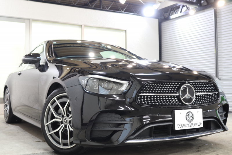 メルセデスベンツ Eクラス E200ｸｰﾍﾟ ｽﾎﾟｰﾂ ﾚｰﾀﾞｰｾｰﾌﾃｨPKG　後期 BSG搭載 1ｵｰﾅｰ MEｺﾈｸﾄ ｷｰﾚｽｺﾞｰ 黒/赤本革 ﾊﾟﾉﾗﾏSR ﾍｯﾄﾞｱｯﾌﾟD MBUX/ARﾅﾋﾞTV ｽﾏﾎ連携 ﾌﾞﾙﾒｽﾀｰ 360ｶﾒﾗ PTS LEDﾗｲﾄ AMGｴｱﾛ&19AW 9AT　2年保証