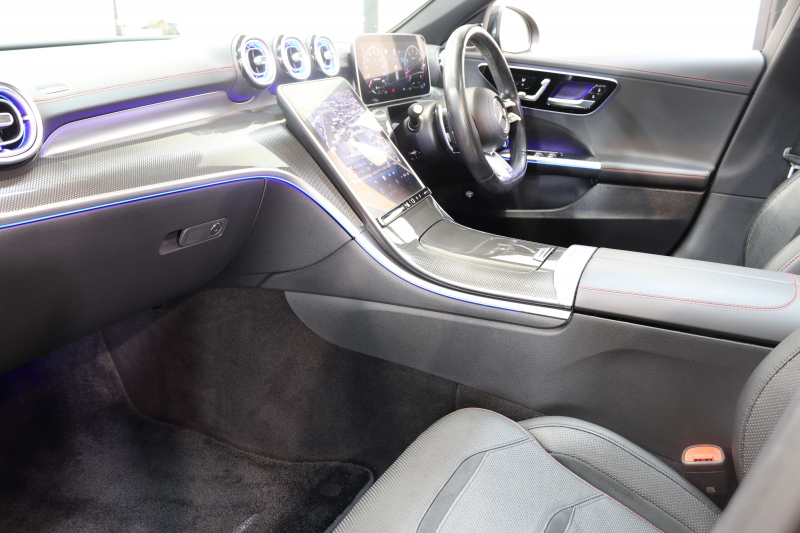 AMG Cクラス C43 4MATIC ｽﾃｰｼｮﾝﾜｺﾞﾝ AMGﾅｲﾄ&ﾚｰﾀﾞｰｾｰﾌﾃｨPKG　BSG搭載 1ｵｰﾅｰ ｷｰﾚｽｺﾞｰ 黒本革 ﾍﾞﾝﾁﾚｰﾀｰ ﾊﾟﾉﾗﾏSR HUD MBUXﾅﾋﾞTV&ARﾅﾋﾞ ｽﾏﾎ連携 ﾌﾞﾙﾒｽﾀｰ 360ｶﾒﾗ PTS LEDﾗｲﾄ 自動Rｹﾞｰﾄ AMG専用装備&ﾁｭｰﾆﾝｸﾞ ﾘｱｱｸｽﾙｽﾃｱ 9AT 希少色　2年保証