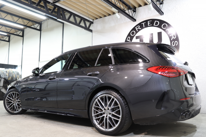 AMG Cクラス C43 4MATIC ｽﾃｰｼｮﾝﾜｺﾞﾝ AMGﾅｲﾄ&ﾚｰﾀﾞｰｾｰﾌﾃｨPKG　BSG搭載 1ｵｰﾅｰ ｷｰﾚｽｺﾞｰ 黒本革 ﾍﾞﾝﾁﾚｰﾀｰ ﾊﾟﾉﾗﾏSR HUD MBUXﾅﾋﾞTV&ARﾅﾋﾞ ｽﾏﾎ連携 ﾌﾞﾙﾒｽﾀｰ 360ｶﾒﾗ PTS LEDﾗｲﾄ 自動Rｹﾞｰﾄ AMG専用装備&ﾁｭｰﾆﾝｸﾞ ﾘｱｱｸｽﾙｽﾃｱ 9AT 希少色　2年保証