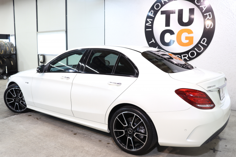 AMG Cクラス C43 4MATIC ｴｸｽｸﾙｰｼﾌﾞ&ﾚｰﾀﾞｰｾｰﾌﾃｨPKG　中期 ｷｰﾚｽｺﾞｰ 黒本革 ﾍｯﾄﾞｱｯﾌﾟD HDDﾅﾋﾞTV&ｷｬﾝｾﾗｰ BT音楽 ﾌﾞﾙﾒｽﾀｰ ﾊﾞｯｸｶﾒﾗ PTS LEDﾗｲﾄ 自動ﾄﾗﾝｸ ﾊﾝｽﾞﾌﾘｰA AMG専用装備&ﾁｭｰﾆﾝｸﾞﾀﾞｲﾅﾐｯｸｾﾚｸﾄ 9AT　2年保証
