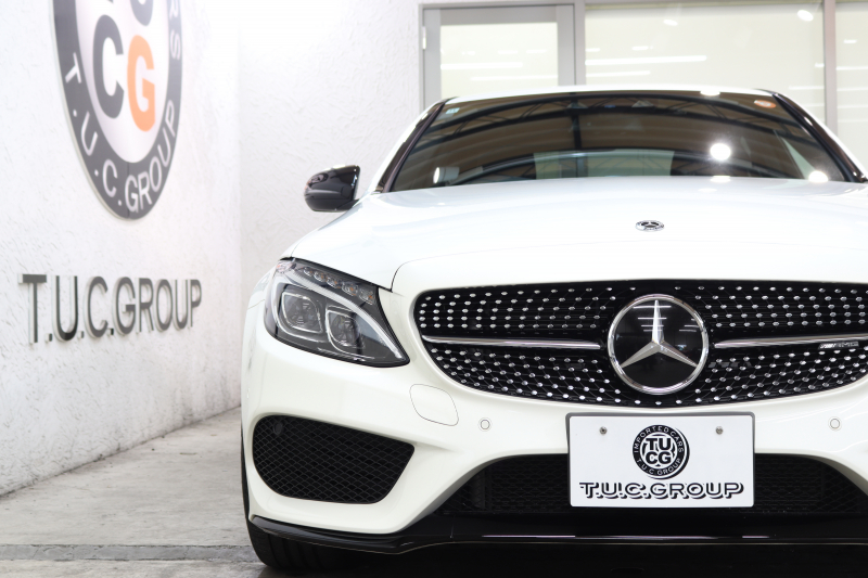 AMG Cクラス C43 4MATIC ｴｸｽｸﾙｰｼﾌﾞ&ﾚｰﾀﾞｰｾｰﾌﾃｨPKG　中期 ｷｰﾚｽｺﾞｰ 黒本革 ﾍｯﾄﾞｱｯﾌﾟD HDDﾅﾋﾞTV&ｷｬﾝｾﾗｰ BT音楽 ﾌﾞﾙﾒｽﾀｰ ﾊﾞｯｸｶﾒﾗ PTS LEDﾗｲﾄ 自動ﾄﾗﾝｸ ﾊﾝｽﾞﾌﾘｰA AMG専用装備&ﾁｭｰﾆﾝｸﾞﾀﾞｲﾅﾐｯｸｾﾚｸﾄ 9AT　2年保証