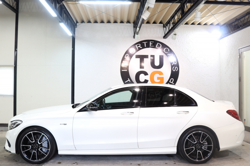 AMG Cクラス C43 4MATIC ｴｸｽｸﾙｰｼﾌﾞ&ﾚｰﾀﾞｰｾｰﾌﾃｨPKG　中期 ｷｰﾚｽｺﾞｰ 黒本革 ﾍｯﾄﾞｱｯﾌﾟD HDDﾅﾋﾞTV&ｷｬﾝｾﾗｰ BT音楽 ﾌﾞﾙﾒｽﾀｰ ﾊﾞｯｸｶﾒﾗ PTS LEDﾗｲﾄ 自動ﾄﾗﾝｸ ﾊﾝｽﾞﾌﾘｰA AMG専用装備&ﾁｭｰﾆﾝｸﾞﾀﾞｲﾅﾐｯｸｾﾚｸﾄ 9AT　2年保証