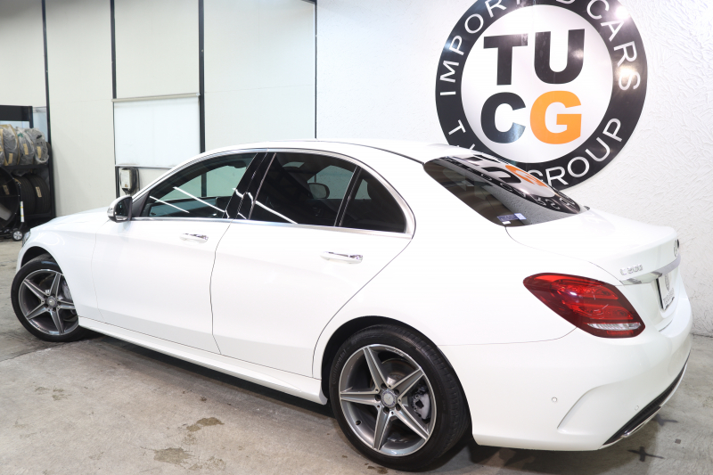 メルセデスベンツ Cクラス C200 AVG AMGﾗｲﾝ ﾚｻﾞｰｴｸｽｸﾙｰｼﾌﾞ&ﾚｰﾀﾞｰｾｰﾌﾃｨPKG　ｷｰﾚｽｺﾞｰ 黒本革 HDDﾅﾋﾞTV BT音楽 ﾊﾞｯｸｶﾒﾗ PTS LEDﾗｲﾄ 自動ﾄﾗﾝｸ ﾊﾝｽﾞﾌﾘｰA AMGｴｱﾛ&18AW ｴｱｻｽ　2年保証