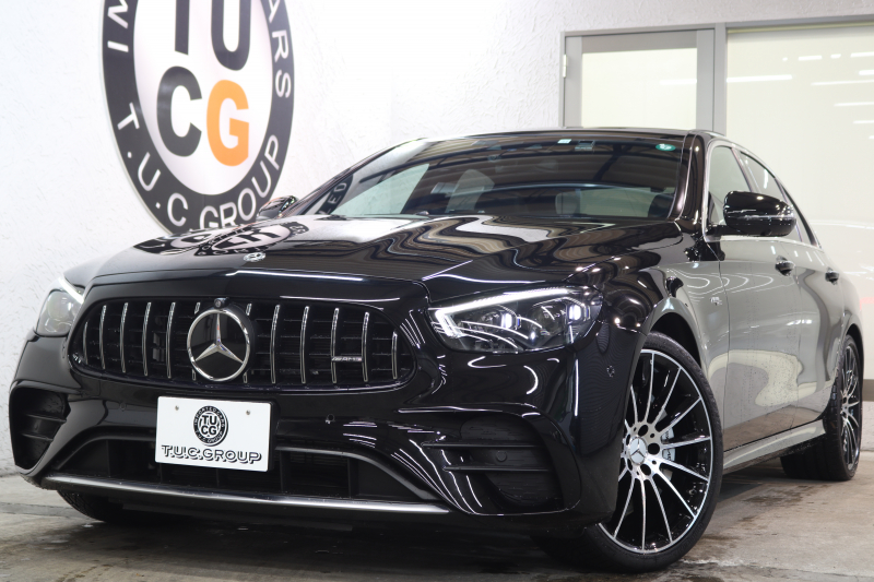 AMG Eクラス E53 4MATIC+ ｴｸｽｸﾙｰｼﾌﾞ&ﾚｰﾀﾞｰｾｰﾌﾃｨPKG　ISG搭載 後期 ｷｰﾚｽｺﾞｰ 黒本革 ﾍﾞﾝﾁﾚｰﾀｰ ﾊﾟﾉﾗﾏSR MBUXﾅﾋﾞTV ｽﾏﾎ連携 ﾌﾞﾙﾒｽﾀｰ 360ｶﾒﾗ PTS LEDﾗｲﾄ 自動ﾄﾗﾝｸ AMG専用装備&ﾁｭｰﾆﾝｸﾞ ﾜｲﾔﾚｽ充電 ｸﾛｰｼﾞﾝｸﾞS 9AT　2年保証