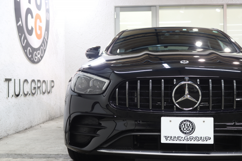 AMG Eクラス E53 4MATIC+ ｴｸｽｸﾙｰｼﾌﾞ&ﾚｰﾀﾞｰｾｰﾌﾃｨPKG　ISG搭載 後期 ｷｰﾚｽｺﾞｰ 黒本革 ﾍﾞﾝﾁﾚｰﾀｰ ﾊﾟﾉﾗﾏSR MBUXﾅﾋﾞTV ｽﾏﾎ連携 ﾌﾞﾙﾒｽﾀｰ 360ｶﾒﾗ PTS LEDﾗｲﾄ 自動ﾄﾗﾝｸ AMG専用装備&ﾁｭｰﾆﾝｸﾞ ﾜｲﾔﾚｽ充電 ｸﾛｰｼﾞﾝｸﾞS 9AT　2年保証