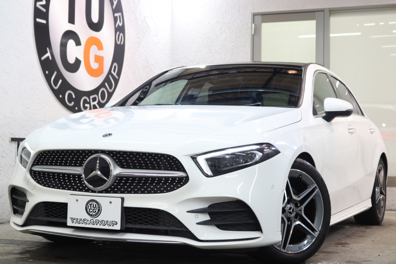 メルセデスベンツ Aクラス A180ｽﾀｲﾙ AMGﾗｲﾝ AMGﾚｻﾞｰｴｸｽｸﾙｰｼﾌﾞ&ﾅﾋﾞｹﾞｰｼｮﾝ&ﾚｰﾀﾞｰｾｰﾌﾃｨPKG　1ｵｰﾅｰ ｷｰﾚｽｺﾞｰ 赤/黒本革 ﾊﾟﾉﾗﾏSR MBUXﾅﾋﾞTV BT音楽 ﾊﾞｯｸｶﾒﾗ PTS LEDﾗｲﾄ AMGｴｱﾛ&18AW ﾀﾞｲﾅﾐｯｸｾﾚｸﾄ ﾜｲﾔﾚｽ充電 7AT　2年保証