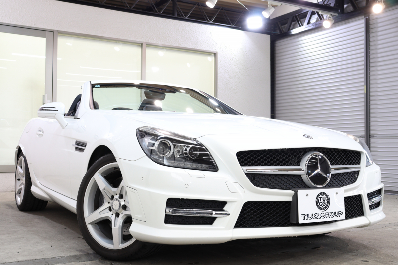 メルセデスベンツ SLKクラス SLK200 ｴｸｽｸﾙｰｼﾌﾞ AMGｽﾎﾟｰﾂ&ﾚｰﾀﾞｰｾｰﾌﾃｨPKG　中期 ｷｰﾚｽｺﾞｰ 黒本革 ｴｱｽｶｰﾌ ｶﾞﾗｽﾙｰﾌ HDDﾅﾋﾞTV BT音楽 ﾊﾞｯｸｶﾒﾗ PTS DSRC ｷｾﾉﾝ AMGｴｱﾛ&18AW ｴｱｶﾞｲﾄﾞ　2年保証