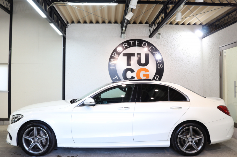 メルセデスベンツ Cクラス C200 AVG AMGﾗｲﾝ ﾚｻﾞｰｴｸｽｸﾙｰｼﾌﾞ&ﾚｰﾀﾞｰｾｰﾌﾃｨPKG　1ｵｰﾅｰ ｷｰﾚｽｺﾞｰ 黒本革 ﾊﾟﾉﾗﾏSR HUD HDDﾅﾋﾞTV BT音楽 ﾊﾞｯｸｶﾒﾗ PTS LEDﾗｲﾄ 自動ﾄﾗﾝｸ ｴｱﾊﾞﾗﾝｽPKG AMGｴｱﾛ&18AW ｴｱｻｽ　2年保証