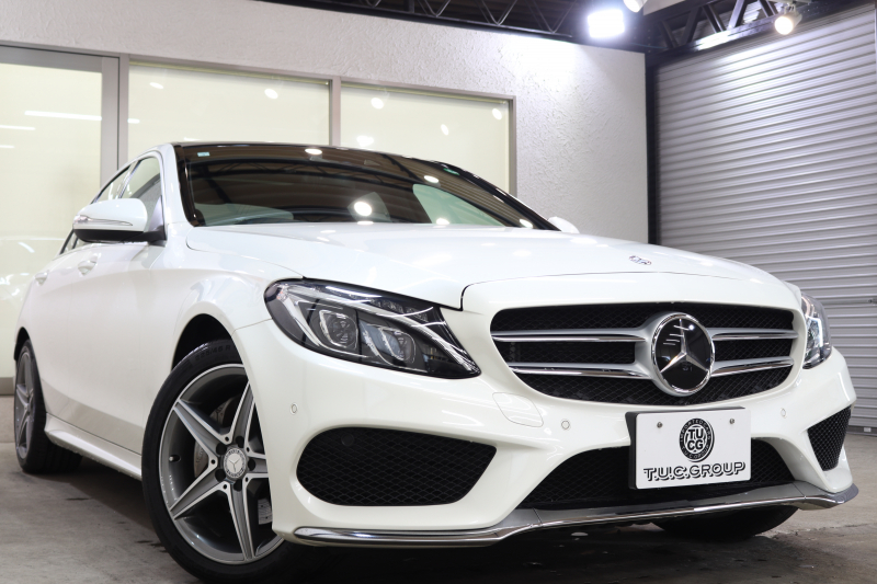 メルセデスベンツ Cクラス C200 AVG AMGﾗｲﾝ ﾚｻﾞｰｴｸｽｸﾙｰｼﾌﾞ&ﾚｰﾀﾞｰｾｰﾌﾃｨPKG　1ｵｰﾅｰ ｷｰﾚｽｺﾞｰ 黒本革 ﾊﾟﾉﾗﾏSR HUD HDDﾅﾋﾞTV BT音楽 ﾊﾞｯｸｶﾒﾗ PTS LEDﾗｲﾄ 自動ﾄﾗﾝｸ ｴｱﾊﾞﾗﾝｽPKG AMGｴｱﾛ&18AW ｴｱｻｽ　2年保証