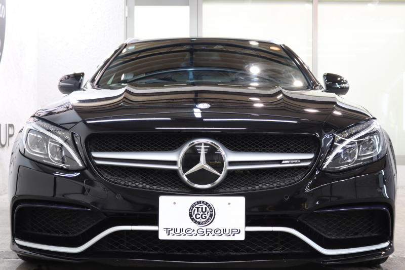 AMG Cクラス C63 ｽﾃｰｼｮﾝﾜｺﾞﾝ ﾚｰﾀﾞｰｾｰﾌﾃｨPKG　ｷｰﾚｽｺﾞｰ 黒本革 ﾊﾟﾉﾗﾏSR HDDﾅﾋﾞTV BT音楽 ﾌﾞﾙﾒｽﾀｰ ﾊﾞｯｸｶﾒﾗ PTS LEDﾗｲﾄ ﾊﾝｽﾞﾌﾘｰA AMG専用装備&ﾁｭｰﾆﾝｸﾞ ﾀﾞｲﾅﾐｯｸｾﾚｸﾄ　2年保証