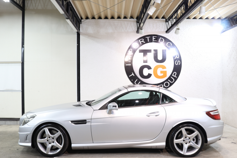 メルセデスベンツ SLKクラス SLK200ﾄﾚﾝﾄﾞ AMGｽﾎﾟｰﾂ&ﾚｰﾀﾞｰｾｰﾌﾃｨPKG　中期 黒本革 ｴｱｽｶｰﾌ ｶﾞﾗｽﾙｰﾌ HDDﾅﾋﾞTV BT音楽 DSRC ｷｾﾉﾝ AMGｴｱﾛ&18AW ﾄﾗﾝｸｽﾎﾟｲﾗｰ ｴｱｶﾞｲﾄﾞ　2年保証