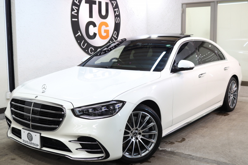 メルセデスベンツ Sクラス S500ﾛﾝｸﾞ 4MATIC AMGﾗｲﾝ&ﾚｰﾀﾞｰｾｰﾌﾃｨPKG　ISG搭載 ｷｰﾚｽｺﾞｰ 黒本革 全席Sﾋｰﾀｰ ﾍﾞﾝﾁﾚｰﾀ ﾏｯｻｰｼﾞ機能 ﾊﾟﾉﾗﾏSR ﾍｯﾄﾞｱｯﾌﾟD MBUX/ARﾅﾋﾞ TV ｽﾏﾎ連携 360ｶﾒﾗ PTS DIGITALﾗｲﾄ 自動ﾄﾗﾝｸ AMGｴｱﾛ&20AW ﾜｲﾔﾚｽ充電 ｴｱｻｽ 9AT Rｱｸｽﾙｽﾃｱ　2年保証