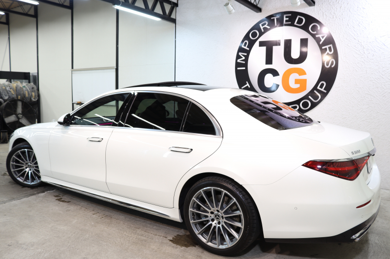メルセデスベンツ Sクラス S500ﾛﾝｸﾞ 4MATIC AMGﾗｲﾝ&ﾚｰﾀﾞｰｾｰﾌﾃｨPKG　ISG搭載 ｷｰﾚｽｺﾞｰ 黒本革 全席Sﾋｰﾀｰ ﾍﾞﾝﾁﾚｰﾀ ﾏｯｻｰｼﾞ機能 ﾊﾟﾉﾗﾏSR ﾍｯﾄﾞｱｯﾌﾟD MBUX/ARﾅﾋﾞ TV ｽﾏﾎ連携 360ｶﾒﾗ PTS DIGITALﾗｲﾄ 自動ﾄﾗﾝｸ AMGｴｱﾛ&20AW ﾜｲﾔﾚｽ充電 ｴｱｻｽ 9AT Rｱｸｽﾙｽﾃｱ　2年保証