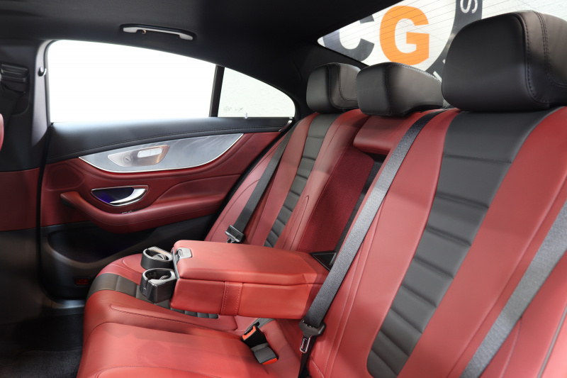 メルセデスベンツ CLS CLS450 4MATIC ｽﾎﾟｰﾂ ｴｸｽｸﾙｰｼﾌﾞ&ﾚｰﾀﾞｰｾｰﾌﾃｨPKG　ISG搭載 1ｵｰﾅｰ ｷｰﾚｽｺﾞｰ 赤/黒本革 ﾍﾞﾝﾁﾚｰﾀｰ ｻﾝﾙｰﾌ ﾍｯﾄﾞｱｯﾌﾟD HDDﾅﾋﾞTV ｽﾏﾎ連携 ﾌﾞﾙﾒｽﾀｰ 360ｶﾒﾗ PTS LEDﾗｲﾄ ﾊﾝｽﾞﾌﾘｰA AMGｴｱﾛ&19AW ｴｱｻｽ 9AT　2年保証