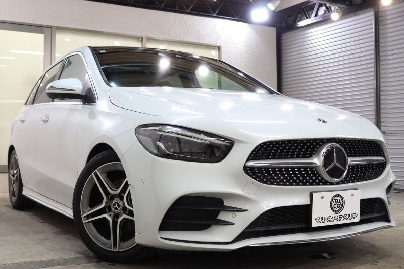 メルセデスベンツ Bクラス B180 AMGﾗｲﾝ AMGﾚｻﾞｰｴｸｽｸﾙｰｼﾌﾞ&ｱﾄﾞﾊﾞﾝｽﾄﾞ&ﾅﾋﾞｹﾞｰｼｮﾝ&ﾚｰﾀﾞｰｾｰﾌﾃｨPKG　ｷｰﾚｽｺﾞｰ 赤/黒本革 ﾊﾟﾉﾗﾏSR ﾍｯﾄﾞｱｯﾌﾟD MBUXﾅﾋﾞTV BT音楽 360ｶﾒﾗ PTS LEDﾗｲﾄ 自動Rｹﾞｰﾄ ﾊﾝｽﾞﾌﾘｰA AMGｴｱﾛ&18AW ﾜｲﾔﾚｽ充電 7AT　2年保証