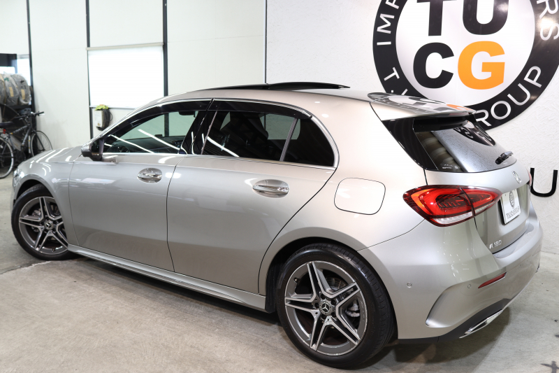 メルセデスベンツ Aクラス A180ｽﾀｲﾙ AMGﾗｲﾝ AMGﾚｻﾞｰｴｸｽｸﾙｰｼﾌﾞ&ｱﾄﾞﾊﾞﾝｽﾄﾞ&ﾅﾋﾞｹﾞｰｼｮﾝ&ﾚｰﾀﾞｰｾｰﾌﾃｨPKG　ｷｰﾚｽｺﾞｰ 灰/黒本革 ﾊﾟﾉﾗﾏSR HUD MBUXﾅﾋﾞTV BT音楽 ｱﾄﾞﾊﾞﾝｽﾄﾞｻｳﾝﾄﾞ 360ｶﾒﾗ PTS LEDﾗｲﾄ AMGｴｱﾛ&18AW ﾜｲﾔﾚｽ充電 希少色ﾓﾊｰﾍﾞｼﾙﾊﾞｰ　2年保証