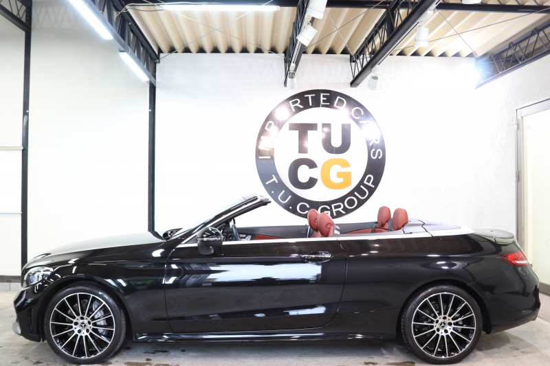 メルセデスベンツ Cクラス C180ｶﾌﾞﾘｵﾚ ｽﾎﾟｰﾂ ﾚｻﾞｰｴｸｽｸﾙｰｼﾌﾞ&ﾚｰﾀﾞｰｾｰﾌﾃｨPKG　後期 1ｵｰﾅｰ ｷｰﾚｽｺﾞｰ 赤本革 ｴｱｽｶｰﾌ ﾍｯﾄﾞｱｯﾌﾟD HDDﾅﾋﾞTV ｽﾏﾎ連携 ﾊﾞｯｸｶﾒﾗ PTS LEDﾗｲﾄ 赤幌 ﾀﾞｲﾅﾐｯｸS ｴｱｻｽ 9AT　2年保証