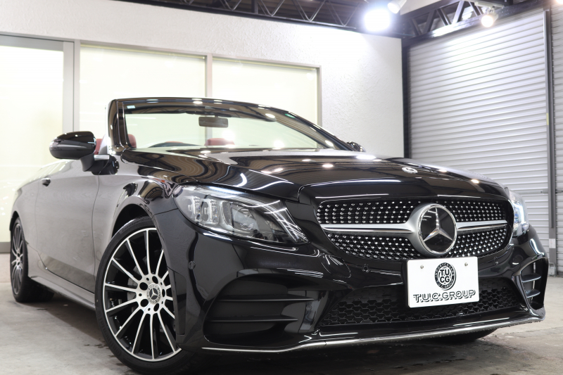 メルセデスベンツ Cクラス C180ｶﾌﾞﾘｵﾚ ｽﾎﾟｰﾂ ﾚｻﾞｰｴｸｽｸﾙｰｼﾌﾞ&ﾚｰﾀﾞｰｾｰﾌﾃｨPKG　後期 1ｵｰﾅｰ ｷｰﾚｽｺﾞｰ 赤本革 ｴｱｽｶｰﾌ ﾍｯﾄﾞｱｯﾌﾟD HDDﾅﾋﾞTV ｽﾏﾎ連携 ﾊﾞｯｸｶﾒﾗ PTS LEDﾗｲﾄ 赤幌 ﾀﾞｲﾅﾐｯｸS ｴｱｻｽ 9AT　2年保証