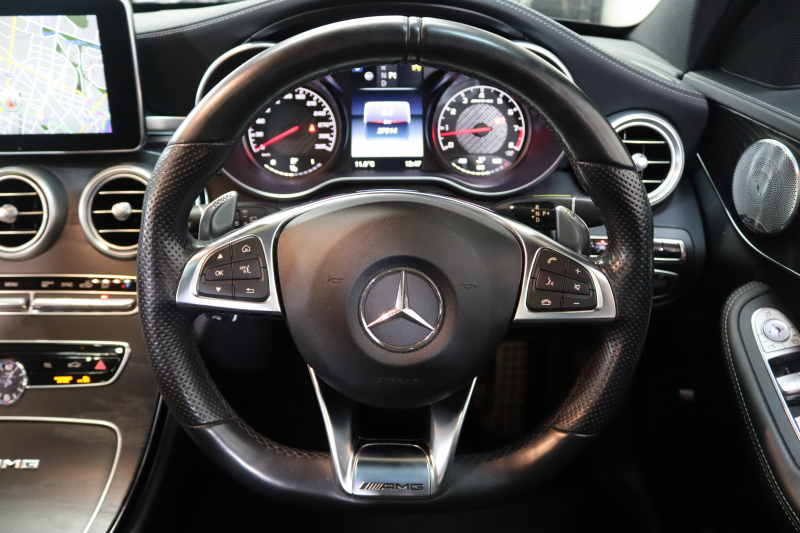 AMG Cクラス C63ｽﾃｰｼｮﾝﾜｺﾞﾝ ﾚｰﾀﾞｰｾｰﾌﾃｨPKG　ｷｰﾚｽｺﾞｰ 黒本革 ﾊﾟﾉﾗﾏSR ﾍｯﾄﾞｱｯﾌﾟD HDDﾅﾋﾞTV BT音楽 ﾌﾞﾙﾒｽﾀｰ ﾊﾞｯｸｶﾒﾗ PTS LEDﾗｲﾄ ﾊﾝｽﾞﾌﾘｰA AMG専用装備&ﾁｭｰﾆﾝｸﾞﾀﾞｲﾅﾐｯｸｾﾚｸﾄ　2年保証