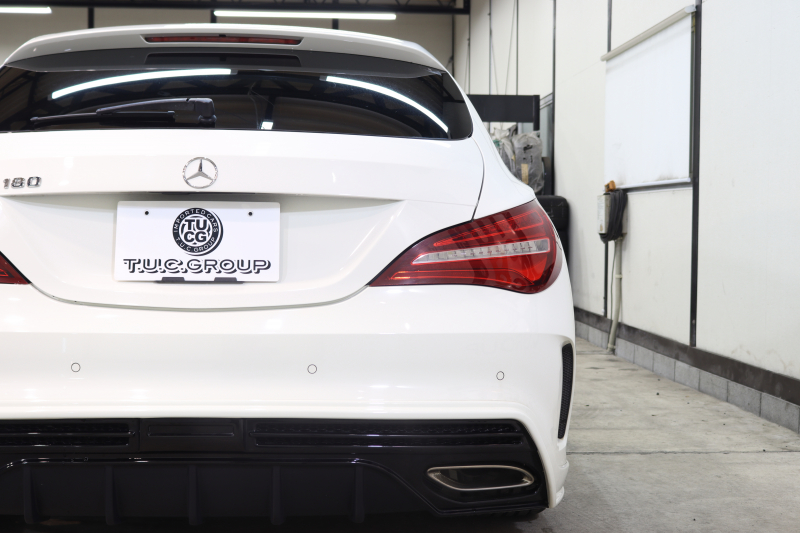 メルセデスベンツ CLAクラス CLA180ｼｭｰﾃｨﾝｸﾞﾌﾞﾚｰｸ ｽﾎﾟｰﾂ AMGﾚｻﾞｰｴｸｽｸﾙｰｼﾌﾞ&ﾚｰﾀﾞｰｾｰﾌﾃｨPKG　後期 ｷｰﾚｽｺﾞｰ 黒本革 ﾊﾟﾉﾗﾏSR HDDﾅﾋﾞTV&ｷｬﾝｾﾗｰ ｽﾏﾎ連携 harman/kardon ﾊﾞｯｸｶﾒﾗ PTS LEDﾗｲﾄ 自動Rｹﾞｰﾄ ﾊﾝｽﾞﾌﾘｰA AMGｴｱﾛ&18AW 7AT　2年保証