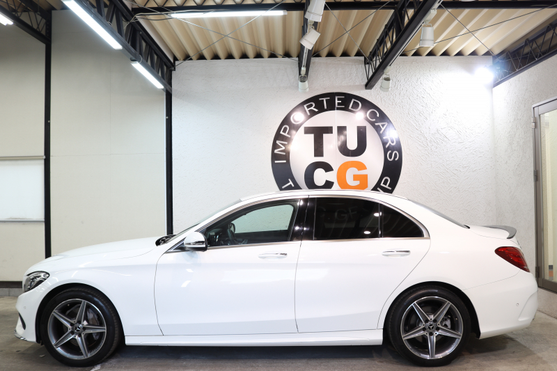 メルセデスベンツ Cクラス C200 AVG AMGﾗｲﾝ ﾚｰﾀﾞｰｾｰﾌﾃｨPKG　中期 C43仕様 ｷｰﾚｽｺﾞｰ 黒革 HDDﾅﾋﾞTV BT音楽 ﾊﾞｯｸｶﾒﾗ PTS DSRC LEDﾍｯﾄﾞﾗｲﾄ AMGｴｱﾛ&18AW C43ｸﾞﾘﾙ ﾄﾗﾝｸｽﾎﾟｲﾗ- ｴｸﾞｿﾞｰｽﾄｴﾝﾄﾞ ﾀﾞｲﾅﾐｯｸS ｴｱｻｽ 9AT　2年保証