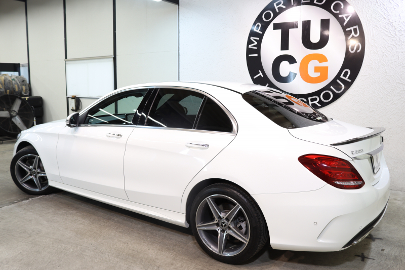 メルセデスベンツ Cクラス C200 AVG AMGﾗｲﾝ ﾚｰﾀﾞｰｾｰﾌﾃｨPKG　中期 C43仕様 ｷｰﾚｽｺﾞｰ 黒革 HDDﾅﾋﾞTV BT音楽 ﾊﾞｯｸｶﾒﾗ PTS DSRC LEDﾍｯﾄﾞﾗｲﾄ AMGｴｱﾛ&18AW C43ｸﾞﾘﾙ ﾄﾗﾝｸｽﾎﾟｲﾗ- ｴｸﾞｿﾞｰｽﾄｴﾝﾄﾞ ﾀﾞｲﾅﾐｯｸS ｴｱｻｽ 9AT　2年保証