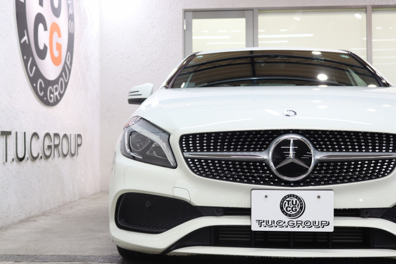 メルセデスベンツ Aクラス A180ｽﾎﾟｰﾂ ﾚｰﾀﾞｰｾｰﾌﾃｨPKG　後期 ｷｰﾚｽｺﾞｰ ﾌﾞﾗｯｸﾚｻﾞｰDINAMICAｼｰﾄ ｼｰﾄﾋｰﾀｰ HDDﾅﾋﾞTV BT音楽 ﾊﾞｯｸｶﾒﾗ PTS LEDﾗｲﾄ AMGｴｱﾛ&18AW ﾀﾞｲﾅﾐｯｸS ｽﾎﾟｰﾂｻｽﾍﾟﾝｼｮﾝ 7AT　2年保証