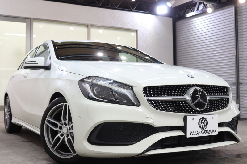 メルセデスベンツ Aクラス A180ｽﾎﾟｰﾂ ﾚｰﾀﾞｰｾｰﾌﾃｨPKG　後期 ｷｰﾚｽｺﾞｰ ﾌﾞﾗｯｸﾚｻﾞｰDINAMICAｼｰﾄ ｼｰﾄﾋｰﾀｰ HDDﾅﾋﾞTV BT音楽 ﾊﾞｯｸｶﾒﾗ PTS LEDﾗｲﾄ AMGｴｱﾛ&18AW ﾀﾞｲﾅﾐｯｸS ｽﾎﾟｰﾂｻｽﾍﾟﾝｼｮﾝ 7AT　2年保証