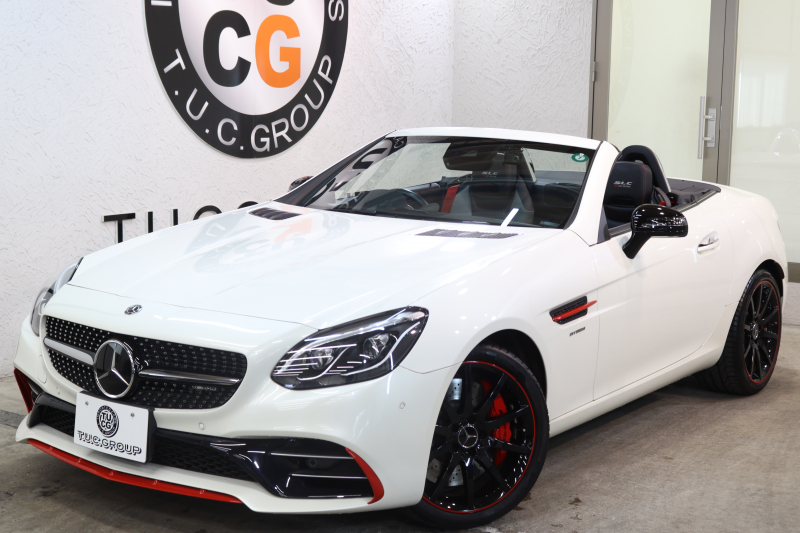 AMG SLC SLC43 ﾚｯﾄﾞｱｰﾄｴﾃﾞｨｼｮﾝ ﾚｰﾀﾞｰｾｰﾌﾃｨPKG　特別仕様車 1ｵｰﾅｰ ｷｰﾚｽｺﾞｰ 黒/銀本革 ｴｱｽｶｰﾌ ﾏｼﾞｯｸｽｶｲR HDDﾅﾋﾞTV&ｷｬﾝｾﾗｰ ｽﾏﾎ連携 harman/kardon ﾊﾞｯｸｶﾒﾗ PTS LEDﾗｲﾄ ﾚｯﾄﾞｱｸｾﾝﾄﾊﾟｰﾂ AMG専用装備&ﾁｭｰﾆﾝｸﾞ 9AT　2年保証