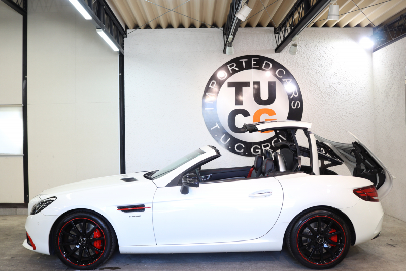 AMG SLC SLC43 ﾚｯﾄﾞｱｰﾄｴﾃﾞｨｼｮﾝ ﾚｰﾀﾞｰｾｰﾌﾃｨPKG　特別仕様車 1ｵｰﾅｰ ｷｰﾚｽｺﾞｰ 黒/銀本革 ｴｱｽｶｰﾌ ﾏｼﾞｯｸｽｶｲR HDDﾅﾋﾞTV&ｷｬﾝｾﾗｰ ｽﾏﾎ連携 harman/kardon ﾊﾞｯｸｶﾒﾗ PTS LEDﾗｲﾄ ﾚｯﾄﾞｱｸｾﾝﾄﾊﾟｰﾂ AMG専用装備&ﾁｭｰﾆﾝｸﾞ 9AT　2年保証