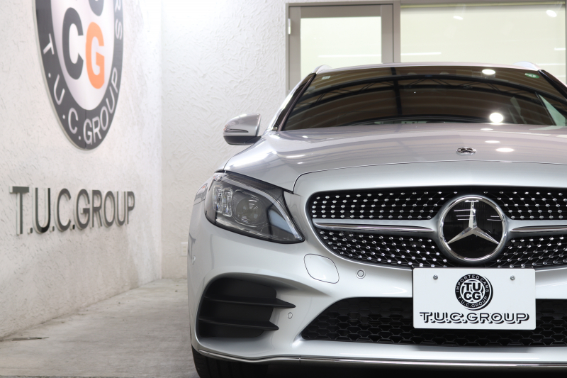 メルセデスベンツ Cクラス C200ｽﾃｰｼｮﾝﾜｺﾞﾝ AVG AMGﾗｲﾝ ﾚｰﾀﾞｰｾｰﾌﾃｨPKG　BSG搭載 後期 ｷｰﾚｽｺﾞｰ 黒革 HDDﾅﾋﾞTV ｽﾏﾎ連携 ﾊﾞｯｸｶﾒﾗ PTS LEDﾗｲﾄ 自動Rｹﾞｰﾄ AMGｴｱﾛ&18AW ﾀﾞｲﾅﾐｯｸS ｴｱｻｽ 9AT　2年保証