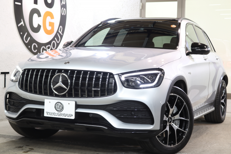 AMG GLC GLC43 4MATIC ﾚｻﾞｰｴｸｽｸﾙｰｼﾌﾞ&ﾚｰﾀﾞｰｾｰﾌﾃｨPKG　後期 1ｵｰﾅｰ 黒本革 ﾍﾞﾝﾁﾚｰﾀｰ ﾊﾟﾉﾗﾏSR ﾍｯﾄﾞｱｯﾌﾟD MBUXﾅﾋﾞTV BT音楽 ﾌﾞﾙﾒｽﾀｰ 360ｶﾒﾗ PTS LEDﾗｲﾄ ﾊﾝｽﾞﾌﾘｰA AMG専用装備&ﾁｭｰﾆﾝｸﾞ 9AT　2年保証