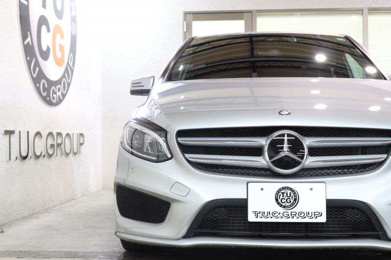 メルセデスベンツ Bクラス B250 4MATIC ｽﾎﾟｰﾂ AMGﾚｻﾞｰｴｸｽｸﾙｰｼﾌﾞ&ﾚｰﾀﾞｰｾｰﾌﾃｨPKG　後期 1ｵｰﾅｰ ｷｰﾚｽｺﾞｰ 黒本革 HDDﾅﾋﾞTV BT音楽 harman/kardon PTS LEDﾗｲﾄ AMGｴｱﾛ&18AW EASY-VARIO PLUS 7AT　2年保証