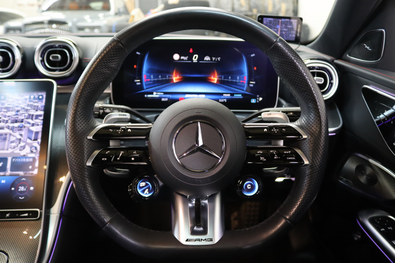 AMG Cクラス C43 4MATIC ｽﾃｰｼｮﾝﾜｺﾞﾝ AMGﾅｲﾄ&ﾚｰﾀﾞｰｾｰﾌﾃｨPKG　BSG搭載 ｷｰﾚｽｺﾞｰ 黒本革 ﾍﾞﾝﾁﾚｰﾀｰ ﾊﾟﾉﾗﾏSR ﾍｯﾄﾞｱｯﾌﾟD MBUXﾅﾋﾞTV&ARﾅﾋﾞ ｽﾏﾎ連携 ﾌﾞﾙﾒｽﾀｰ 360ｶﾒﾗ PTS LEDﾗｲﾄ 自動Rｹﾞｰﾄ AMG専用装備&ﾁｭｰﾆﾝｸﾞﾀﾞｲﾅﾐｯｸS 9AT　2年保証